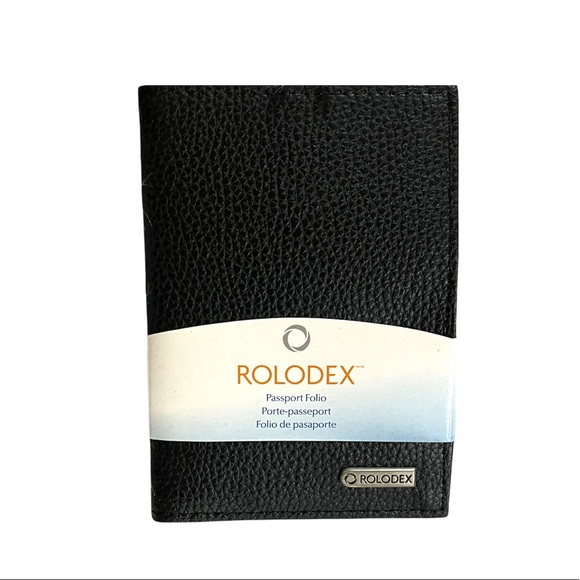 Rolodex low profile faux leather passport folio - Picture 1 of 4